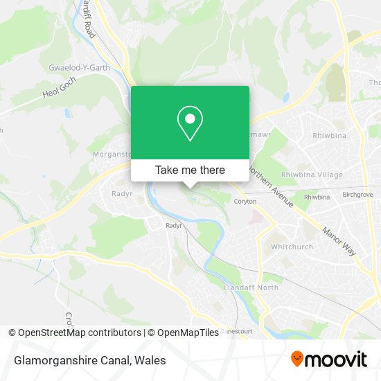 Glamorganshire Canal map