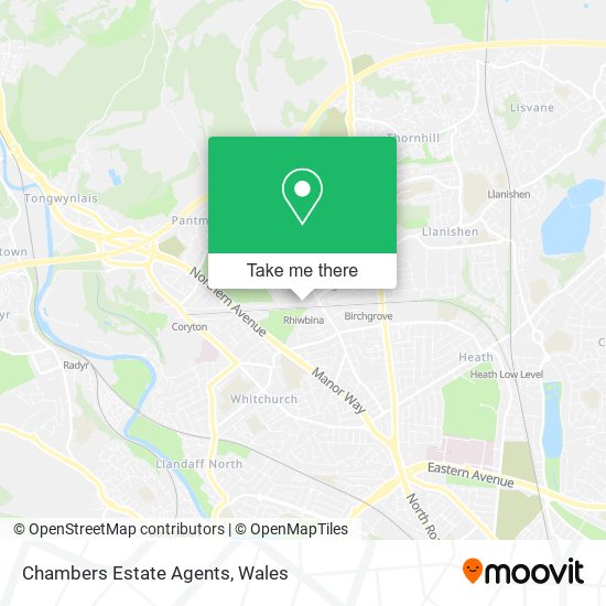 Chambers Estate Agents map