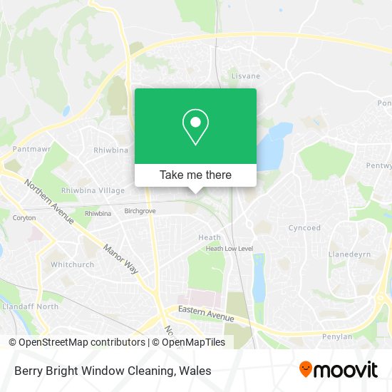 Berry Bright Window Cleaning map
