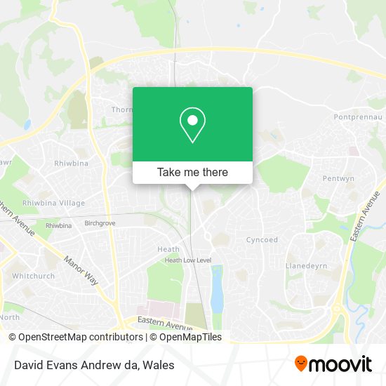 David Evans Andrew da map