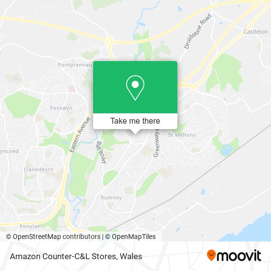 Amazon Counter-C&L Stores map