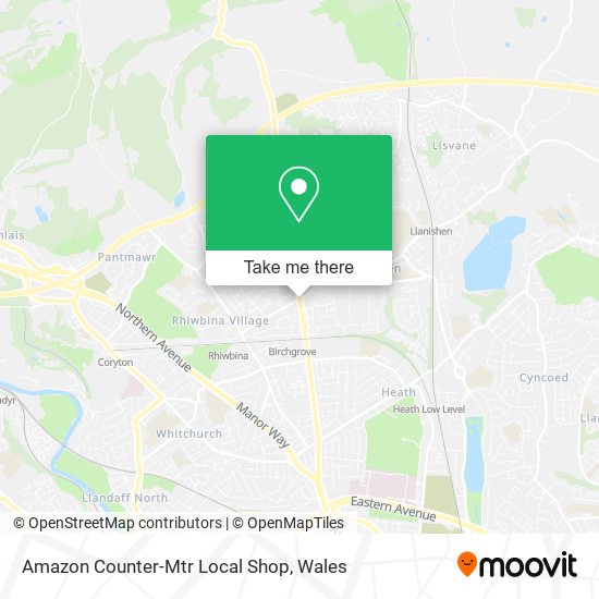 Amazon Counter-Mtr Local Shop map