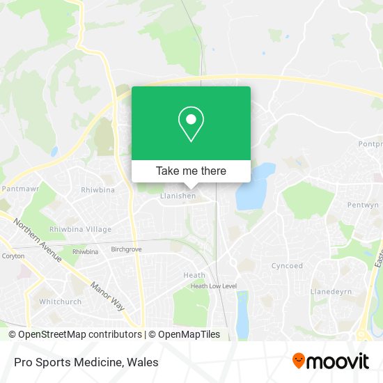 Pro Sports Medicine map
