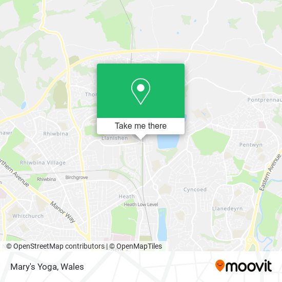 Mary's Yoga map