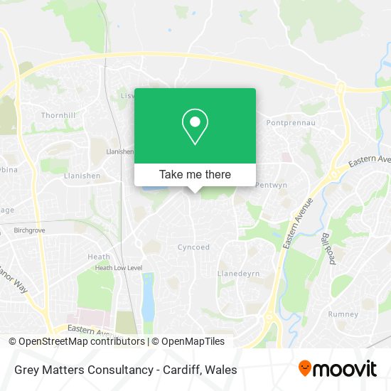 Grey Matters Consultancy - Cardiff map