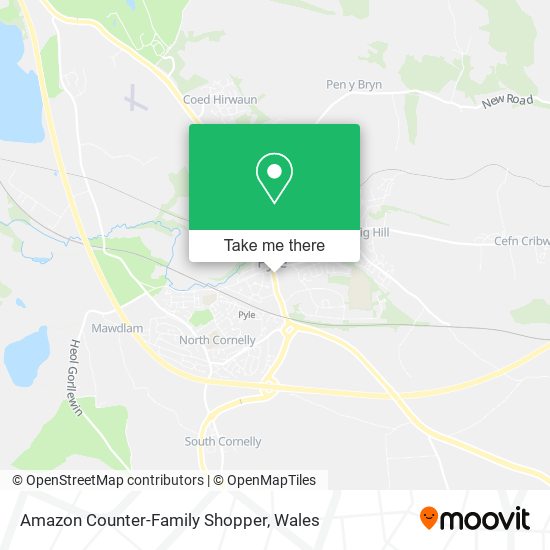 Amazon Counter-Family Shopper map
