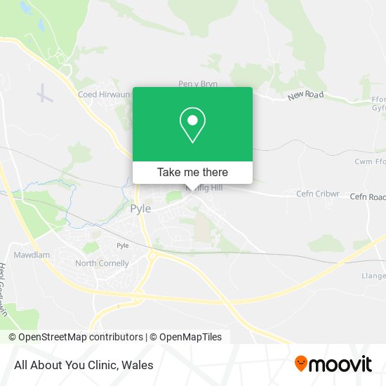 All About You Clinic map