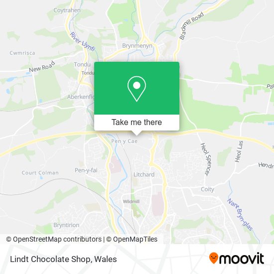 Lindt Chocolate Shop map