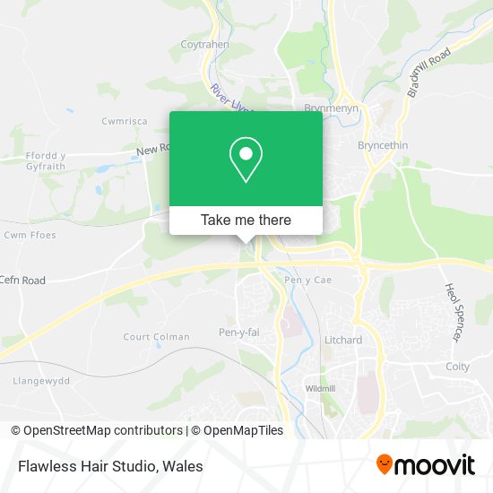 Flawless Hair Studio map