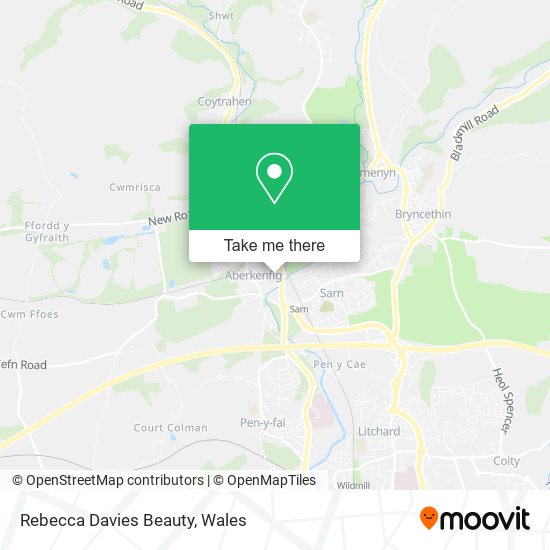 Rebecca Davies Beauty map