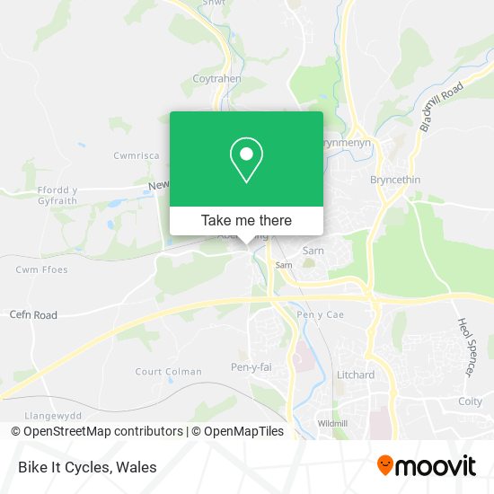 Bike It Cycles map