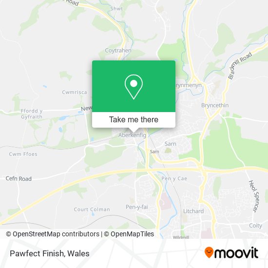 Pawfect Finish map