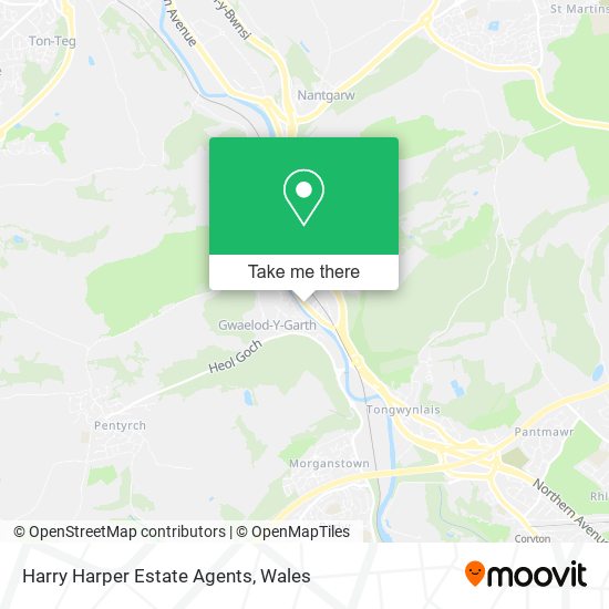 Harry Harper Estate Agents map