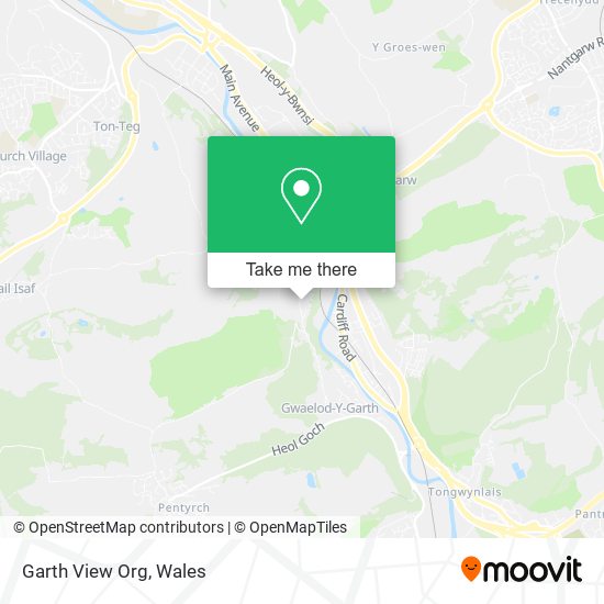 Garth View Org map