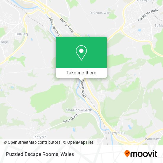 Puzzled Escape Rooms map