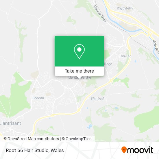 Root 66 Hair Studio map