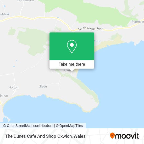 The Dunes Cafe And Shop Oxwich map