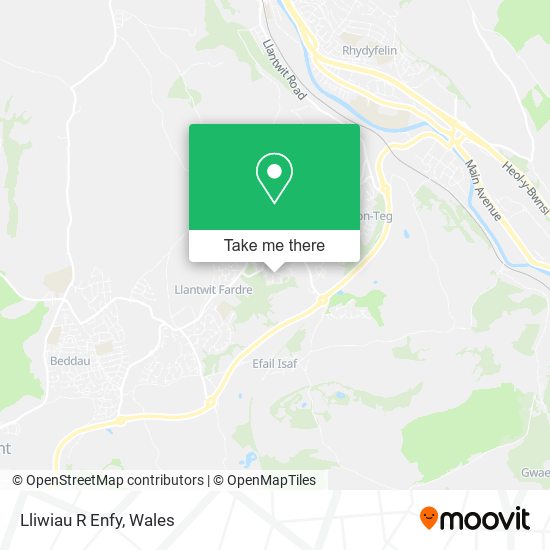 Lliwiau R Enfy map