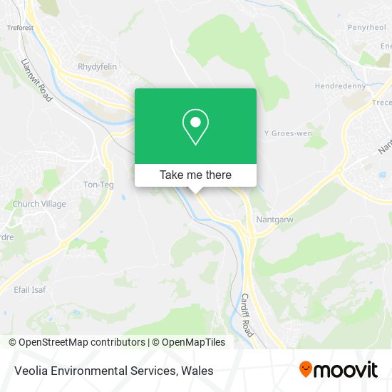 Veolia Environmental Services map