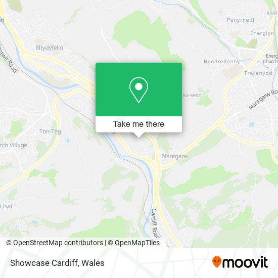 Showcase Cardiff map
