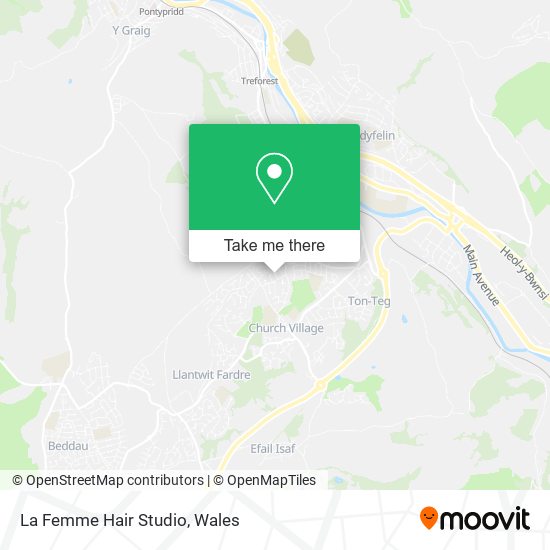 La Femme Hair Studio map
