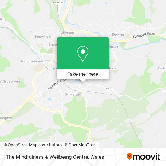 The Mindfulness & Wellbeing Centre map