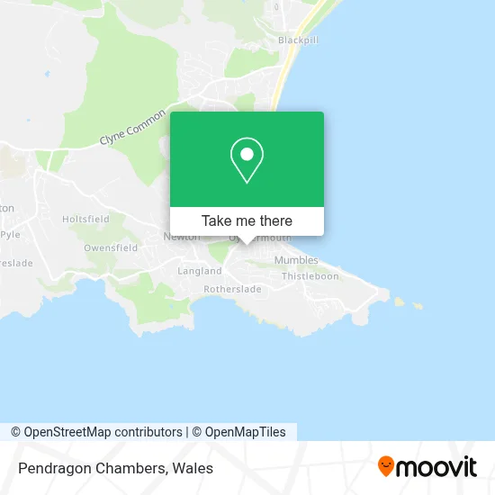 Pendragon Chambers map