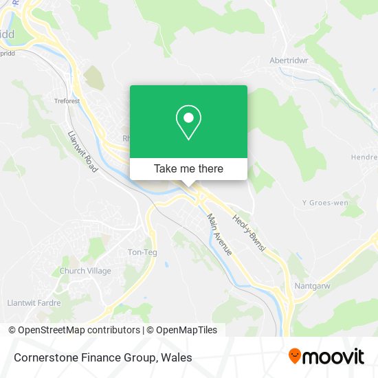 Cornerstone Finance Group map