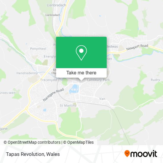 Tapas Revolution map