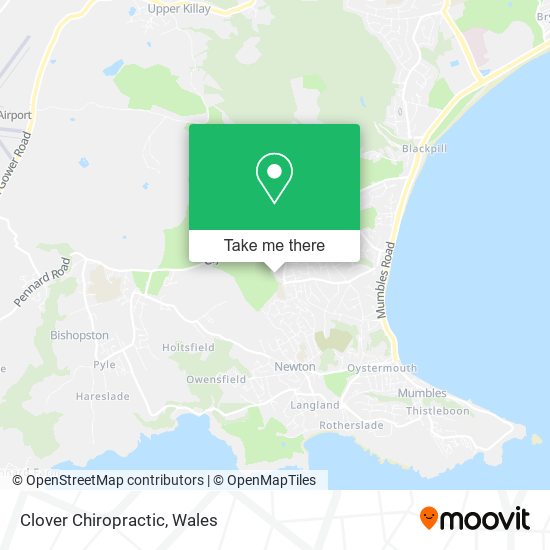 Clover Chiropractic map