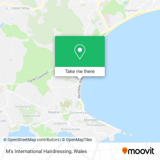 M's International Hairdressing map