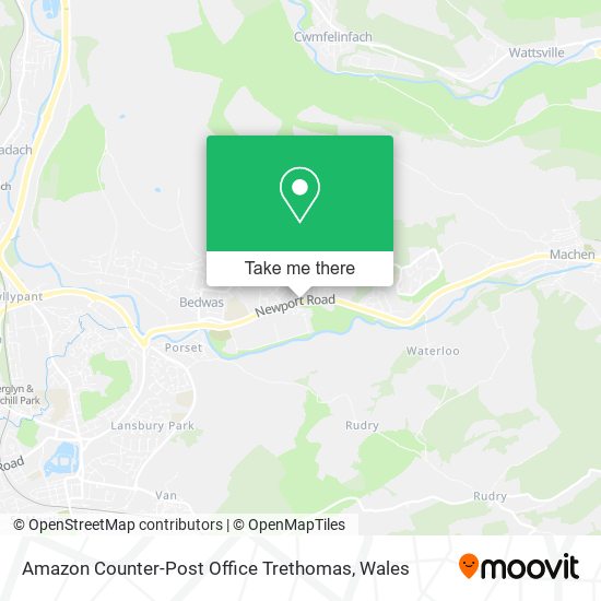 Amazon Counter-Post Office Trethomas map