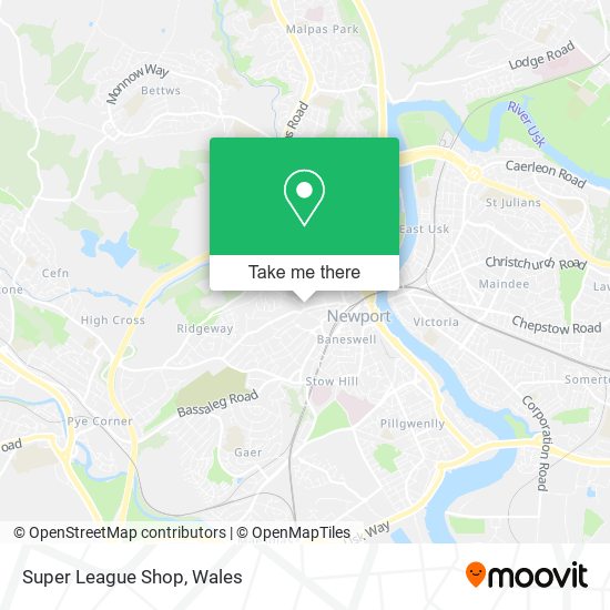 Super League Shop map