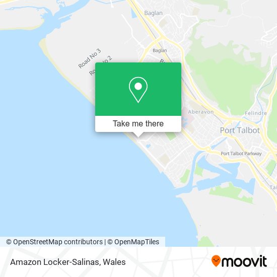 Amazon Locker-Salinas map