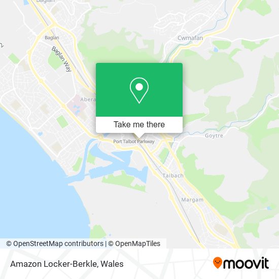 Amazon Locker-Berkle map