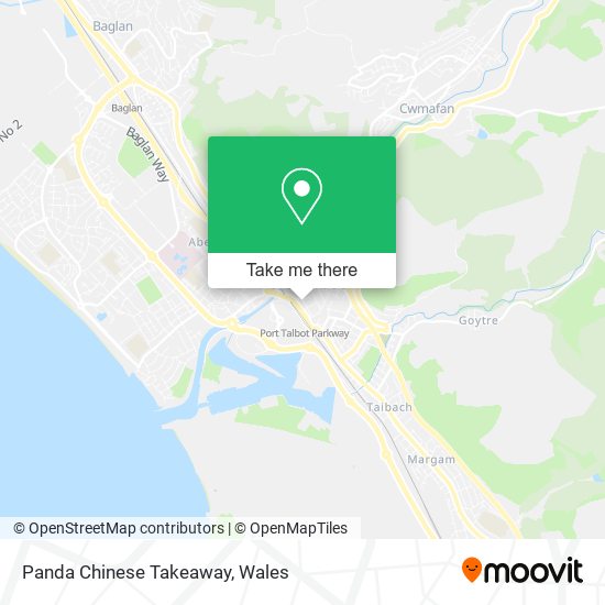 Panda Chinese Takeaway map