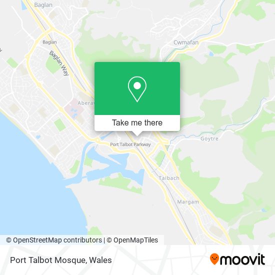 Port Talbot Mosque map