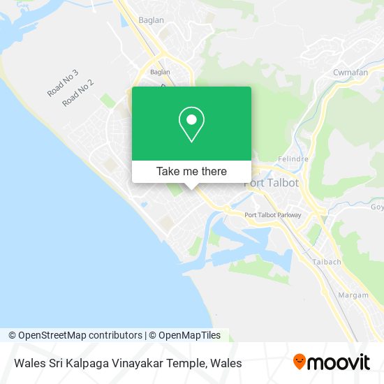 Wales Sri Kalpaga Vinayakar Temple map