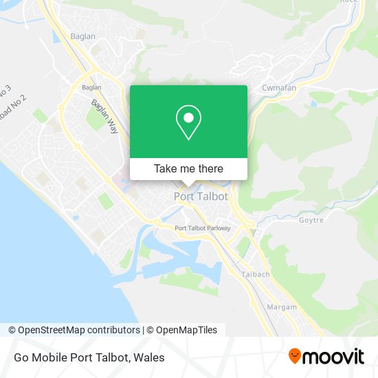 Go Mobile Port Talbot map