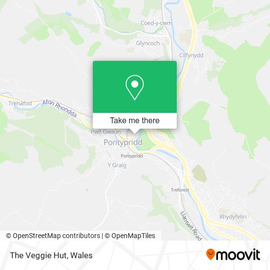 The Veggie Hut map