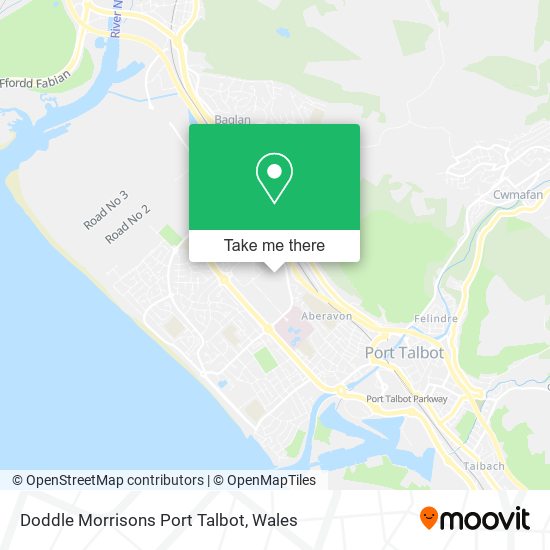 Doddle Morrisons Port Talbot map