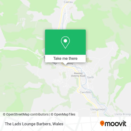 The Lads Lounge Barbers map