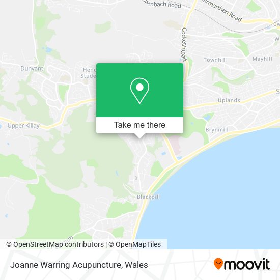 Joanne Warring Acupuncture map