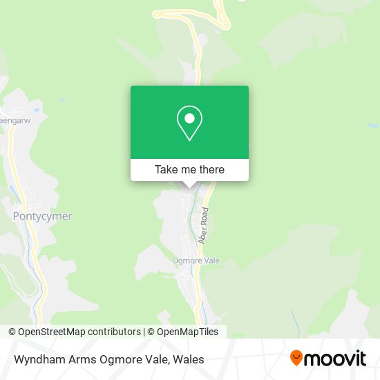 Wyndham Arms Ogmore Vale map
