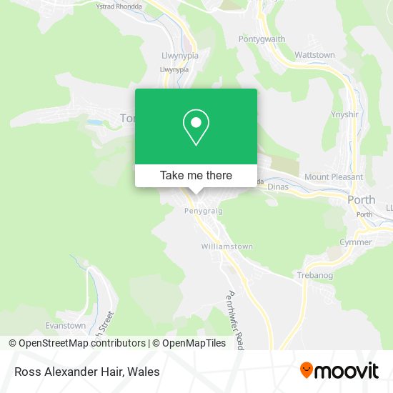 Ross Alexander Hair map