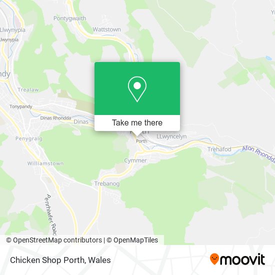 Chicken Shop Porth map