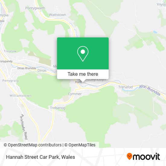 Hannah Street Car Park map