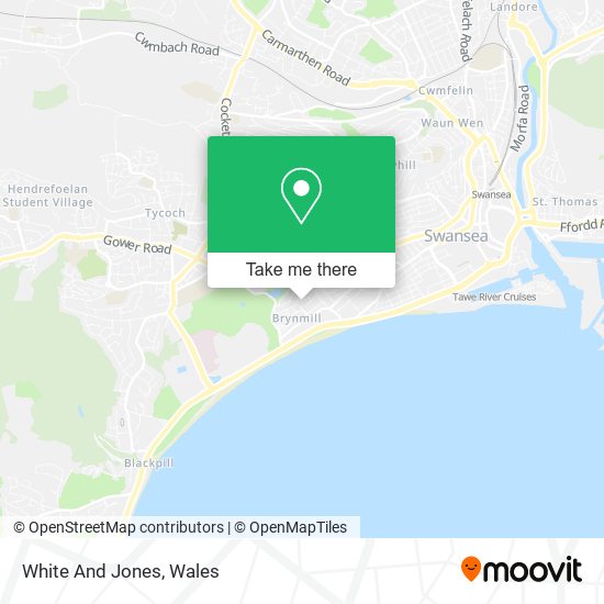 White And Jones map