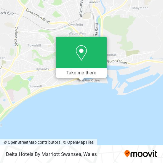 Delta Hotels By Marriott Swansea map
