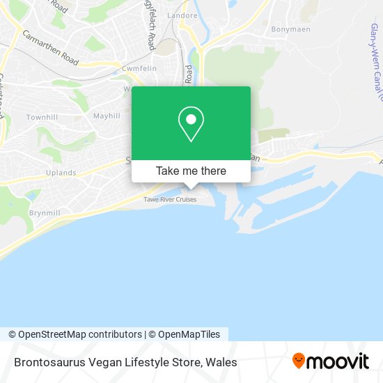 Brontosaurus Vegan Lifestyle Store map